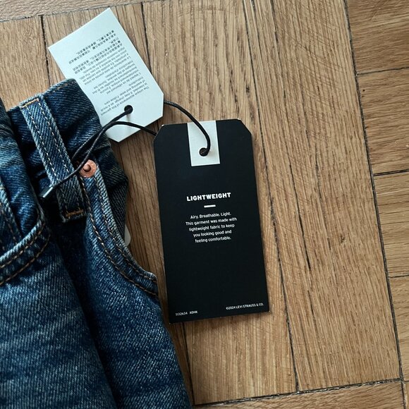 Levi's 501 90s Lightweight Women's Jeans Bless The Rain 27/30 NWT - Picture 7 of 10